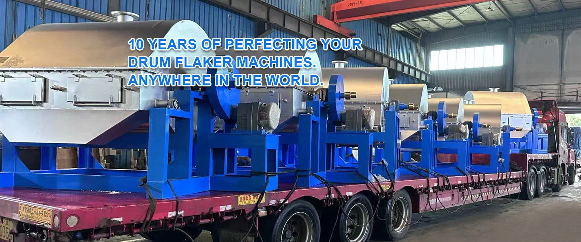 Shipping of Drum Flaker Machine